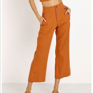 Jen’s Pirate Booty Gwen Pants Sunburn Linen